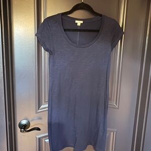 GAP Classic Navy Short Sleeve T-shirt dress